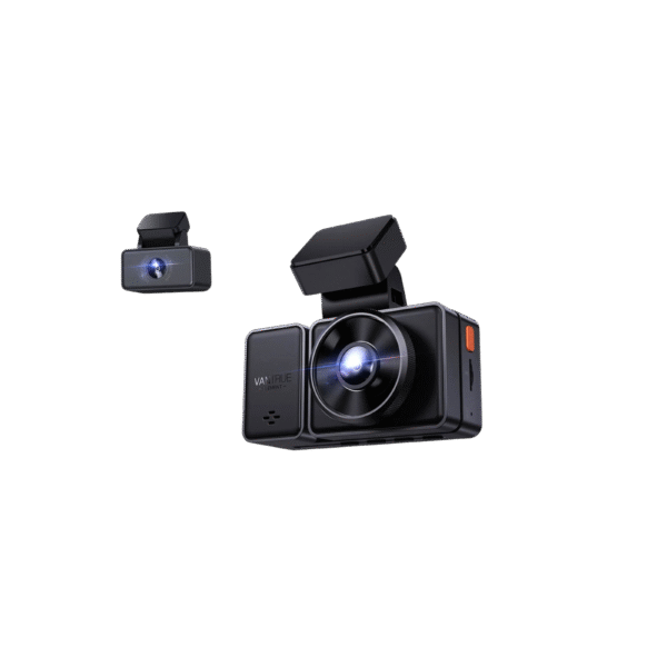 Vantrue Element 3 (E3) Compact 3-Channel Dash Cam for Front, Inside and Rear Recording